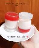 Pudding dưa hấu cho bé 6m trở lên