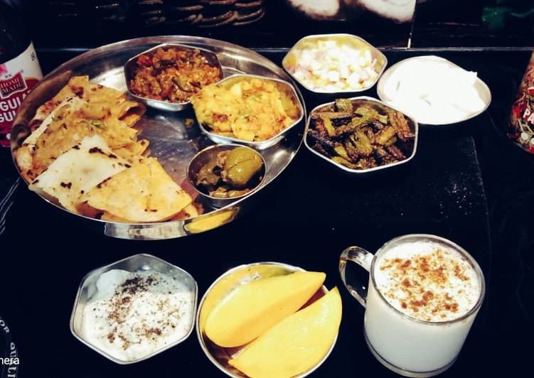 Easiest Way to Make Appetizing Baigan Bharta, Bhindi fry,Aalu ki Chap