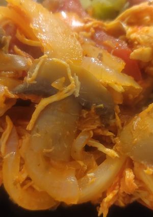 Una foto de Tinga de pollo especial 😋