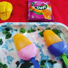 Mango popsicle A picture of Mango popsicle.