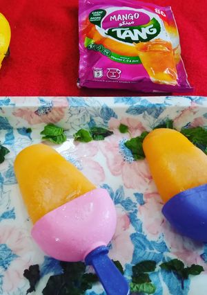 A picture of Mango popsicle.