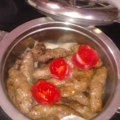 A picture of Reshmi kabab(camel meat).