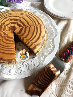 Foto resep Japanese Zebra Cheesecake