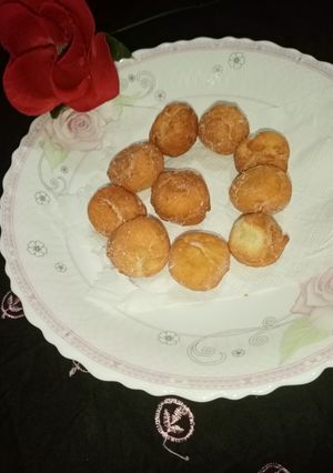 A picture of Curd sweet balls.