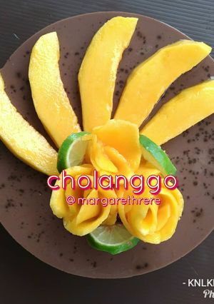 Foto resep Cholanggo Puding a.k.a Puding Coklat Mangga😉
