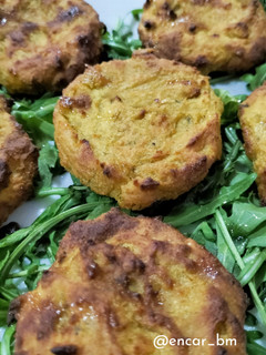 Una foto de Tortitas de verduras en airfryer