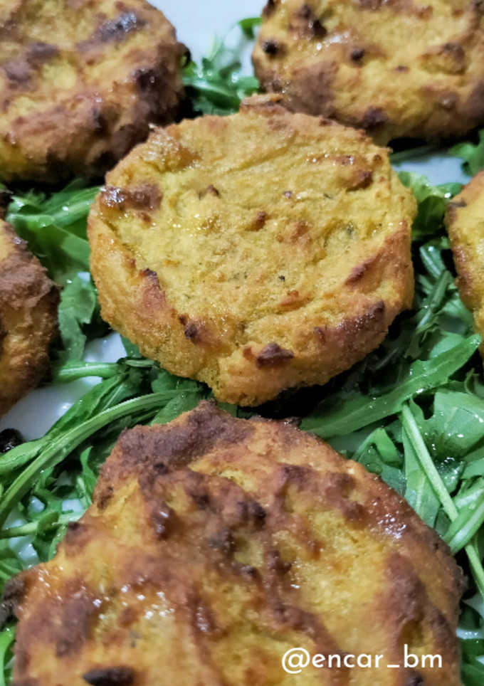 Una foto de Tortitas de verduras en airfryer