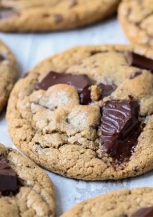 A picture of Healthy Chocolate Chip Cookies.