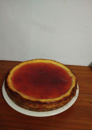 Una foto de Cheesecake al horno