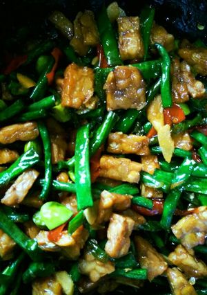 Foto resep Oseng kacang tempe pete