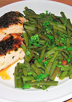 Foto principal de Pechuga de pollo con judías