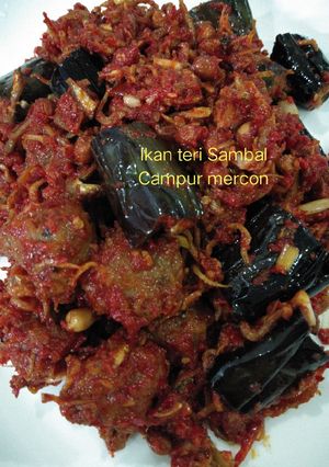 Foto resep Ikan Teri Sambal Mercon👌😋