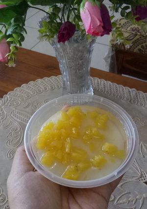 Foto resep Baby Pudding Pineapple