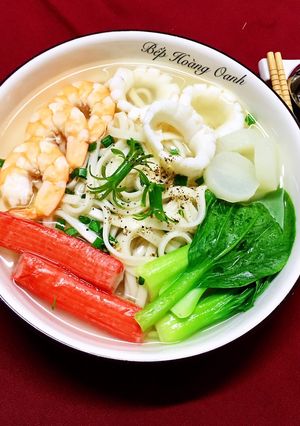 Hình của món Mì Udon Hải Sản.