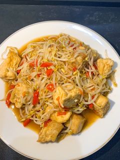 Foto resep Tumis toge tahu