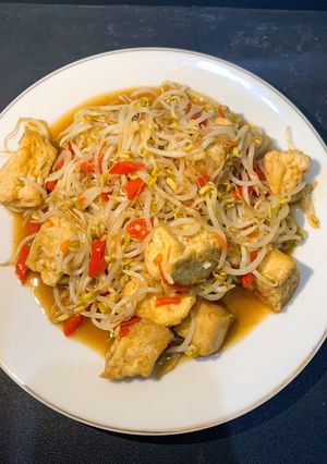 Foto resep Tumis toge tahu