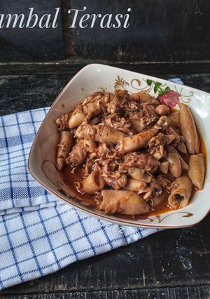 Foto resep Cumi sambal terasi