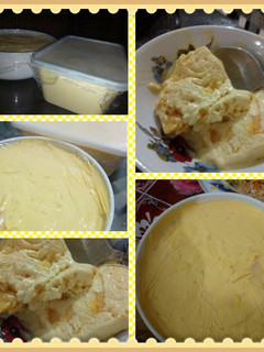 A picture of Mango ice cream.