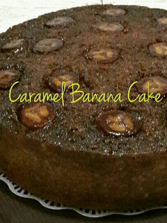 Foto resep Caramel Banana Cake