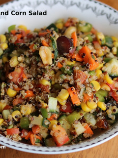 A picture of Quinoa Veggie And Corn Salad.