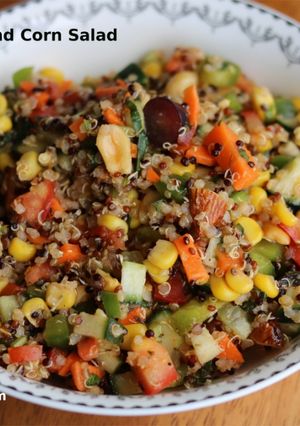 A picture of Quinoa Veggie And Corn Salad.