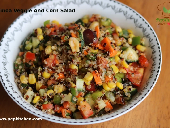Easy Way Make Quinoa Veggie And Corn Salad the Delicious Makes you drool
