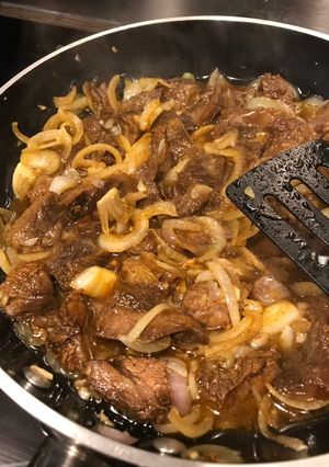 Foto resep Oseng-Oseng daging sapi bombay