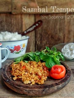 Foto resep Sambal Tempe Penyet #pr_recookmasakanpedas