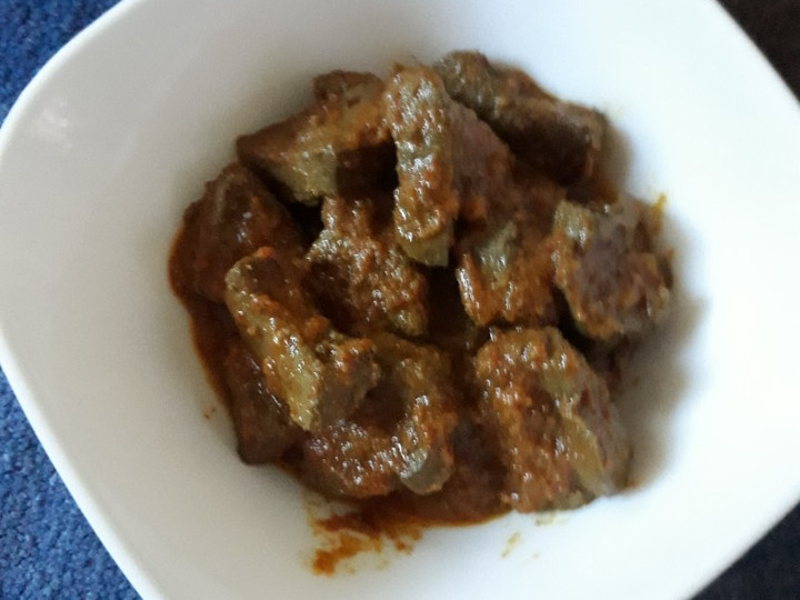 Resep Rendang hati sapi, Lezat