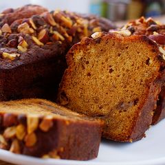 A picture of Moist and Rich! Caramel Banana Cake.