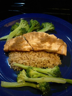 A picture of Ginger soy salmon.