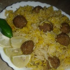 A picture of Mini Kofta biryani☺.