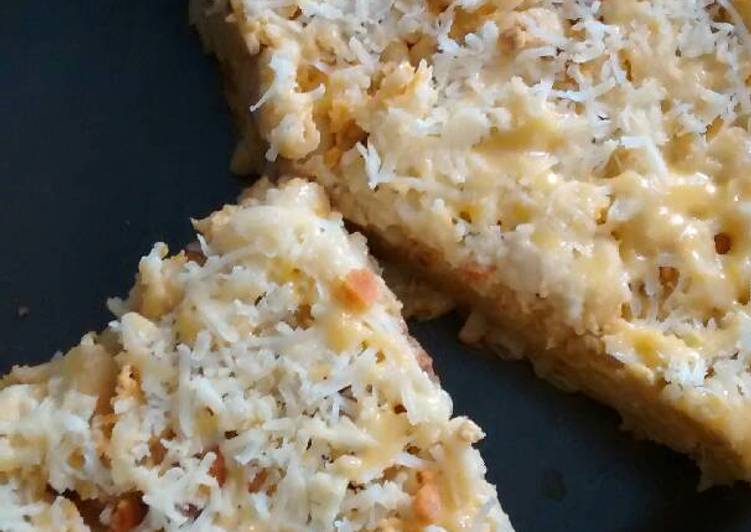 Cara Gampang Menyiapkan Pizza schotel macaroni, Enak Banget