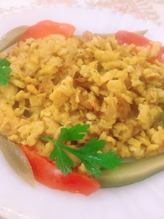 عکسی از دستور تخم مرغ به همراه پياز 😋