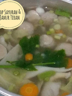 Foto resep Sop Sayuran & Jamur Tiram