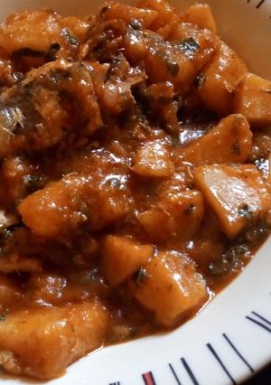 A picture of Yam porridge.