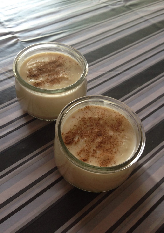 Una foto de Arroz con leche cremoso