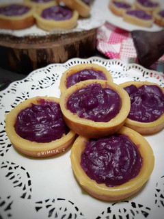 Foto resep Kue lumpur vla ubi ungu / kue lumpur lapindo ubi ungu