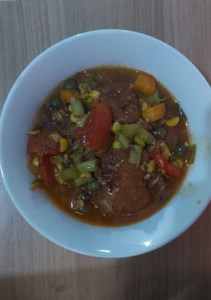 Foto resep Nugget saus pedas