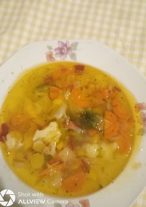 O poză a rețetei Supă de legume.