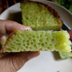A picture of Bika Ambon Pandan Simple.