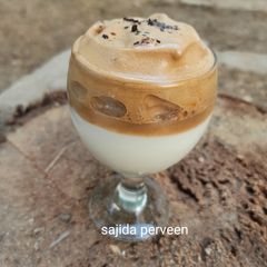 A picture of Dalgona Coffee.