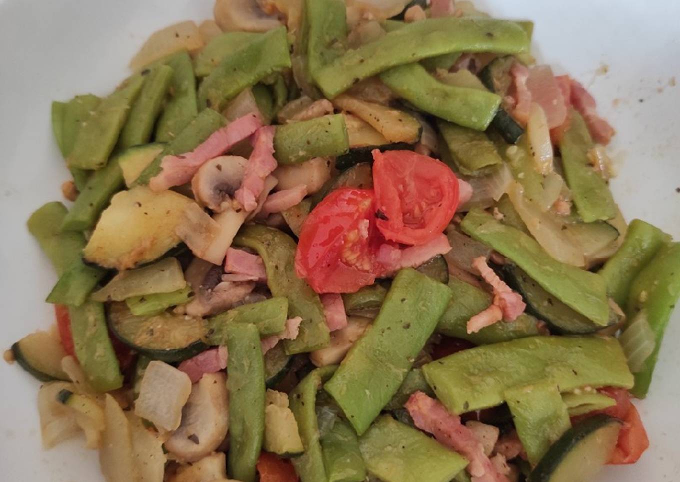 Judías salteadas 🌿