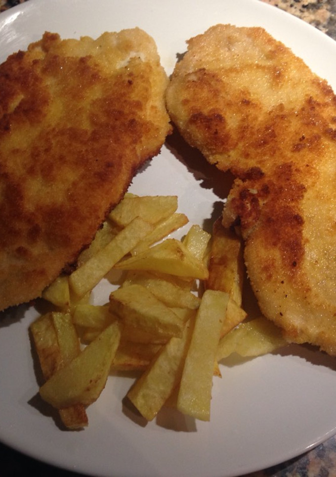 Una foto de Pechugas de pollo Villaroy