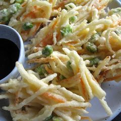 Parsnip & Carrot ‘Kakiage’ Tempura A picture of Parsnip & Carrot ‘Kakiage’ Tempura.