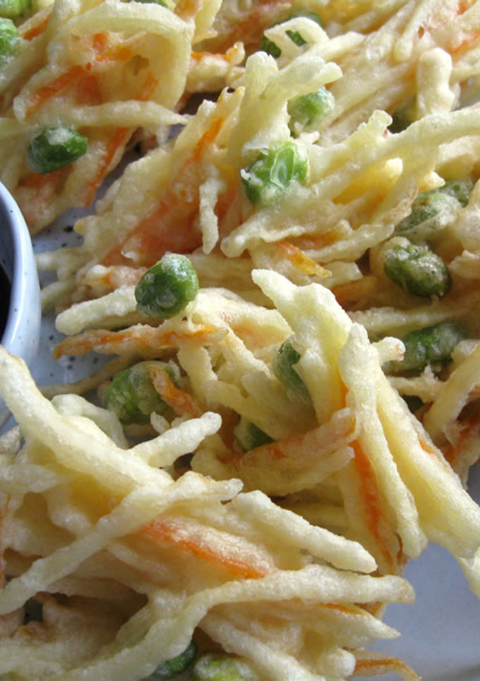 A picture of Parsnip & Carrot ‘Kakiage’ Tempura.