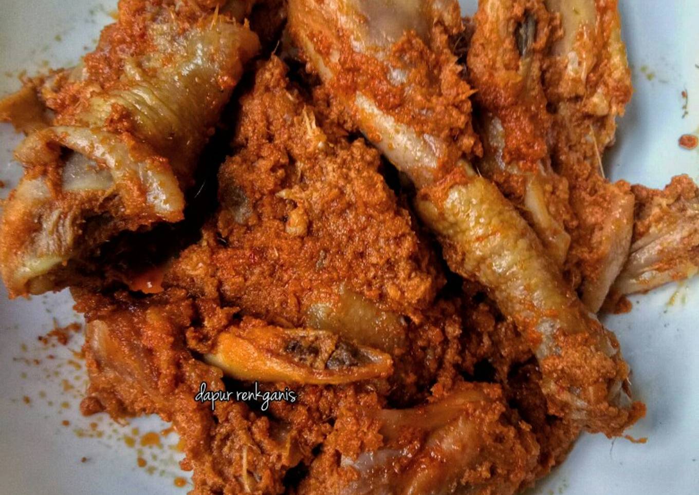 Rendang ayam kampung