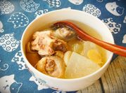 A picture of soup bones