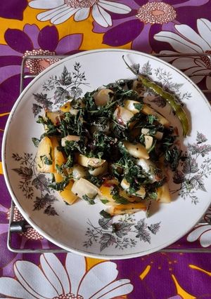 A picture of Green Amaranth Radish Stir Fry.