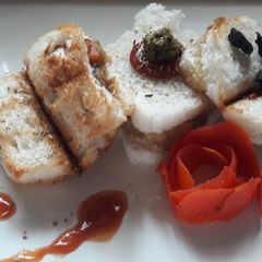 A picture of Combo sweet mayo tose sandwich.